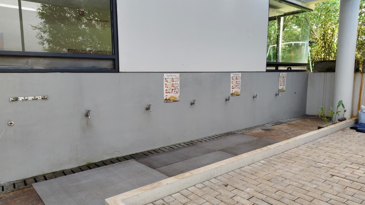 Area Tempat Berwudhu TK Islam Al Haamidiyah